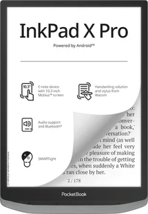 PocketBook InkPad X Pro 32 GB Wi-Fi Szary - Czytniki ebooków - miniaturka - grafika 1