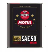 Oleje silnikowe - Motul Classic Oil SAE50 2L Pojazd mineralny Motul - miniaturka - grafika 1