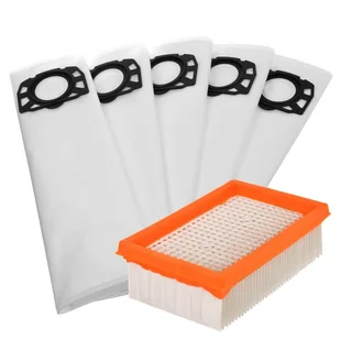 Karcher Worki 5szt. + Filtr Do WD4 WD5 WD6 Premium - Worki do odkurzaczy - miniaturka - grafika 1