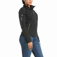 Kurtki jeździeckie - Ariat Kurtka damska AGILE SOFTSHELL - black - miniaturka - grafika 1