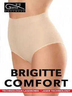 Majtki damskie - Majtki Damskie Bezszwowe Gatta Brigitte Comfort Wysoki Stan - grafika 1