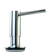 Mydelniczki i dozowniki mydła - Dozownik mydła z obrotową wylewką 360° – dozownik mydła w płynie montowany od góry, do zlewu kuchennego, z możliwością ponownego napełnienia – dozowni - miniaturka - grafika 1