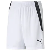 Spodnie i spodenki dla dziewczynek - Puma Szorty unisex dla dzieci Teamliga Jr szorty White Black 128 70493104-128 - miniaturka - grafika 1