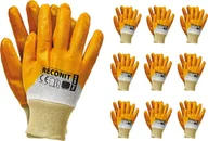 Rękawice robocze - Reis Rękawice robocze / Pomarańczowe / RECONIT - 10 Par 10 - XL - miniaturka - grafika 1