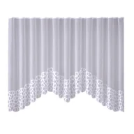 Firany - Firanka żakardowa MONIKA 300 x 150 cm biała - miniaturka - grafika 1