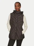 Kamizelki damskie - Tommy Hilfiger Bezrękawnik Chevron WW0WW42624 Czarny Regular Fit - miniaturka - grafika 1