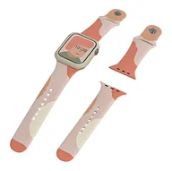 Akcesoria do smartwatchy - Hurtel Strap Moro opaska do Apple Watch 7 / 6 / SE / 5 / 4 / 3 / 2 (41mm / 40mm / 38mm) silokonowy pasek bransoletka do zegarka moro (2) - miniaturka - grafika 1