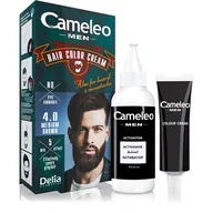 Farby do włosów i szampony koloryzujące - DELIA Cosmetics Cosmetics Cameleo Men Hair Colour Cream M) farba do włosów 4.0 Medium Brown 30ml - miniaturka - grafika 1