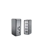 Stacje dokujące i replikatory portów - Estuff Pro Dual Dock 14 in 1 for M1 - stacja dokująca (ES623015) - miniaturka - grafika 1