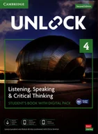 Filologia i językoznawstwo - Cambridge University Press Unlock 4 Listening, Speaking &amp; Critical Thinking Student's Book with Digital Pack - miniaturka - grafika 1