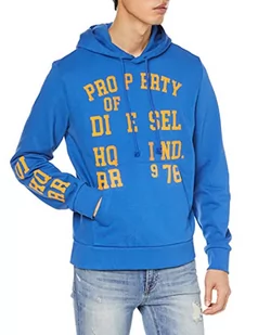 Diesel Bluza męska, Niebieski (niebieski), XL - Bluzy męskie - miniaturka - grafika 1