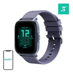 Aukey SW-1S Czarny - Smartwatch - miniaturka - grafika 1