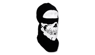FOSTEX - Kominiarka 1 Otwór - Biker Balaclava Skull - Czarny - Odzież taktyczna i umundurowanie - miniaturka - grafika 1
