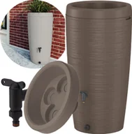Zbiorniki na deszczówkę - Zbiornik na deszczówkę Gobi 240l Beczka na wodę + Kranik 3/4 - miniaturka - grafika 1