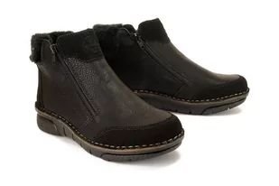 RIEKER 73352-00 black, botki damskie - Rieker - Botki damskie - miniaturka - grafika 1