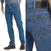 Spodnie męskie - Wrangler REGULAR Stonewash DURABLE JEANS KLASYCZNE SPODNIE JEANSOWE W33 L32 - miniaturka - grafika 1