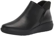 Botki damskie - Clarks Damskie sztyblety Kayleigh Mid, czarny, 41.5 EU - miniaturka - grafika 1