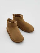 Śniegowce damskie - Reserved - Zamszowe śniegowce - brązowy - miniaturka - grafika 1