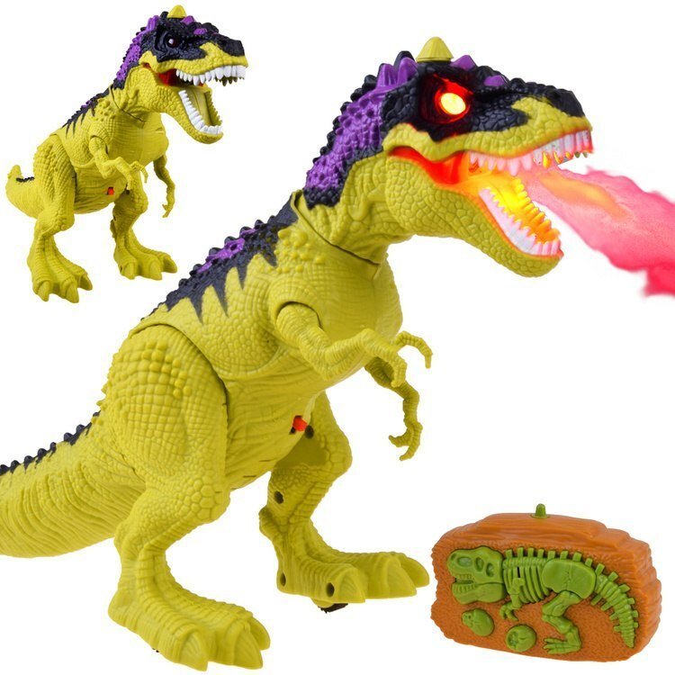 Jokomisiada Sterowany Dinozaur r/c T-Rex ziaje dymem RC0592 EDUKAMP
