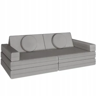 Sofa do zabawy Lilly, 8-częściowa, z funkcją spania - Łóżeczka i kojce - miniaturka - grafika 1
