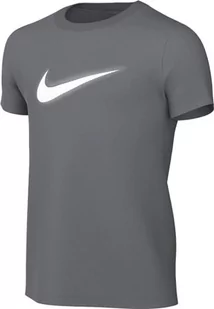 Nike Boy's Top Dri-Fit Multi, Szary - Biały, DX5386-084, XS - Koszulki i topy damskie - miniaturka - grafika 1