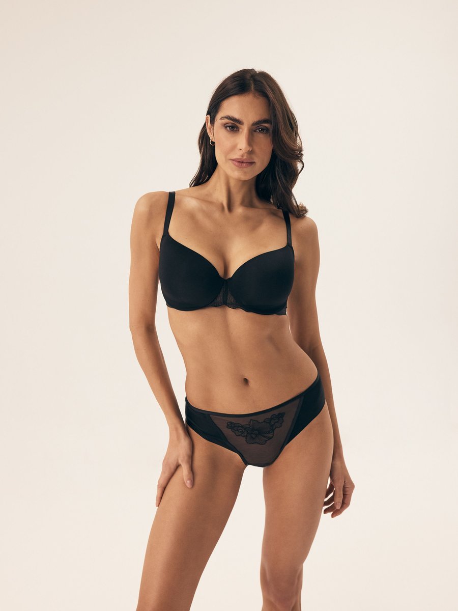 Biustonosz usztywniany Bluey Esotiq czarny 85D