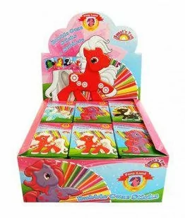 PONY BUBBLE GUM STICKS 28G GUMA OWOCOWA - Gumy do żucia, lizaki, dropsy - miniaturka - grafika 1