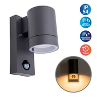 Lampy ogrodowe - Kinkiet zewnętrzny Rombe z czujnikiem, 1-pkt. - miniaturka - grafika 1
