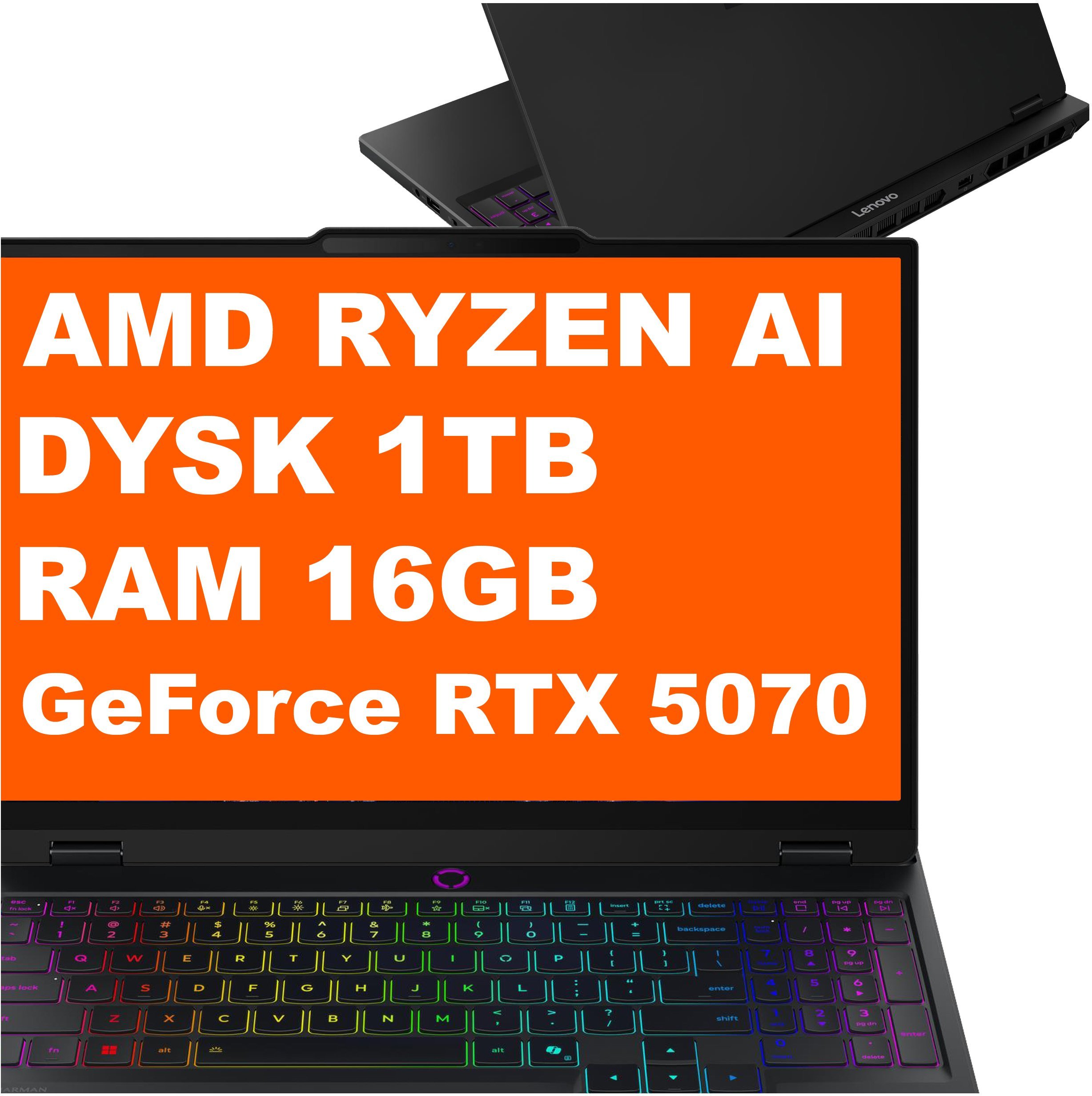 Lenovo LEGION 5 15AKP10 / 83F1X001R1 / Ryzen AI 7 350 / 16GB / 1TB / RTX 5070 / 15.1