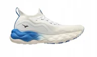 Buty sportowe męskie - Mizuno Wave Neo Ultra Biały CzarnyPeaceNiebieski 44,5 - miniaturka - grafika 1