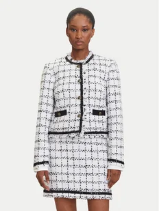 KARL LAGERFELD Marynarka A3W14038 Écru Regular Fit - Marynarki i żakiety damskie - miniaturka - grafika 1