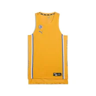 Koszulki sportowe męskie - Męska koszykarska koszulka meczowa Maccabi PUMA Gold Fusion Yellow - miniaturka - grafika 1