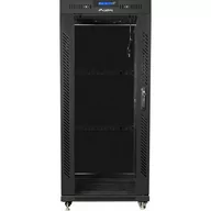 Szafy rack - Lanberg Szafa Rack 19 27U 600x800 FF01-6827-12BL z termostatem - KONFIGURATOR WYPOSAŻENIA - CZAT NA ŻYWO FF01-6827-12BL - miniaturka - grafika 1