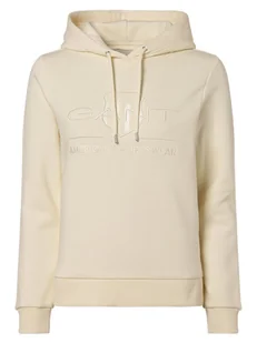 Gant Damska bluza z kapturem Kobiety Bawełna beżowy jednolity, S - Bluzy damskie - miniaturka - grafika 1