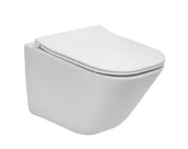 Miski WC - Zestaw Gap Miska Wc Podwieszana Rimless + Deska Wolnoopadająca - miniaturka - grafika 1