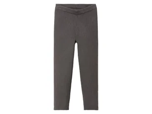 lupilu® Legginsy dziecięce z dzianiny (110/116, Szary) - Spodnie i spodenki dla dziewczynek - miniaturka - grafika 1