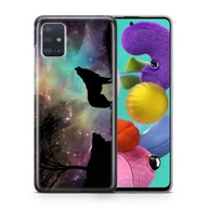 Etui i futerały do telefonów - Etui na telefon komórkowy Pokrowiec ochronny na Samsung Galaxy A5 (2016) Etui Pokrowiec Torba Bumper Etui TPU, Model: Samsung Galaxy A5 (2016), Wybierz motyw: Wilk wieczorne niebo - miniaturka - grafika 1