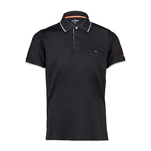 CMP męska koszulka polo 3t60137n, szary, 56 - Koszulki męskie - miniaturka - grafika 1