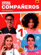 Książki do nauki języka hiszpańskiego - Sgel Companeros 1 podręcznik + licencia digital 3 edicion - miniaturka - grafika 1