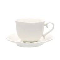 Filiżanki - Zestaw 6 Filiżanek Do Herbaty Ze Spodkiem 220 Ml Ducale La Porcellana Bianca - miniaturka - grafika 1