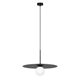 Czarna lampa wisząca z kloszem, na żarówkę G9 K-5372 z serii SANTE - Lampy sufitowe - miniaturka - grafika 1