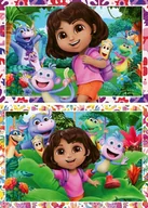 Puzzle - Puzzle dla dzieci 2D: Dora 2x24el Ravensburger - puzzle - miniaturka - grafika 1