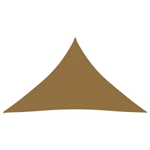 vidaXL Żagiel przeciwsłoneczny, 160 g/m, taupe, 3x3x4,2 m, HDPE 311419 - Parasole ogrodowe - miniaturka - grafika 7