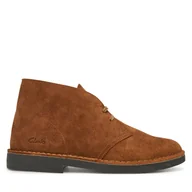 Botki męskie - Trzewiki Clarks Desert Bt Evo 26181145 Brązowy - miniaturka - grafika 1