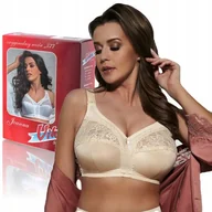 Biustonosze - ﻿Biustonosz Viki 577 Joanna sexy miękki beżowy 120D - miniaturka - grafika 1