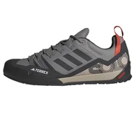 Buty trekkingowe męskie - BUTY MĘSKIE ADIDAS TERREX SWIFT SOLO 2 ID3449 TRAXION TREKKINGOWE SZARE 41 ⅓ - miniaturka - grafika 1