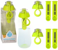 Butelki filtrujące - Butelka Filtrująca Dafi Soft 0,3L + 5 Filtrów Zielona - miniaturka - grafika 1