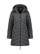 Kurtki damskie - Geographical Norway Parka "Clarisal" w kolorze ciemnoszarym - miniaturka - grafika 1