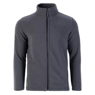 Męski Polar JACK WOLFSKIN FLORSBERG FZ M 5029991-6230 – Szary - Bluzy męskie - miniaturka - grafika 1