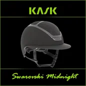 Kaski do jazdy konnej - Kask Sport Kask Star Lady Swarovski Midnight - KASK - czarny - roz. 55-56 - miniaturka - grafika 1
